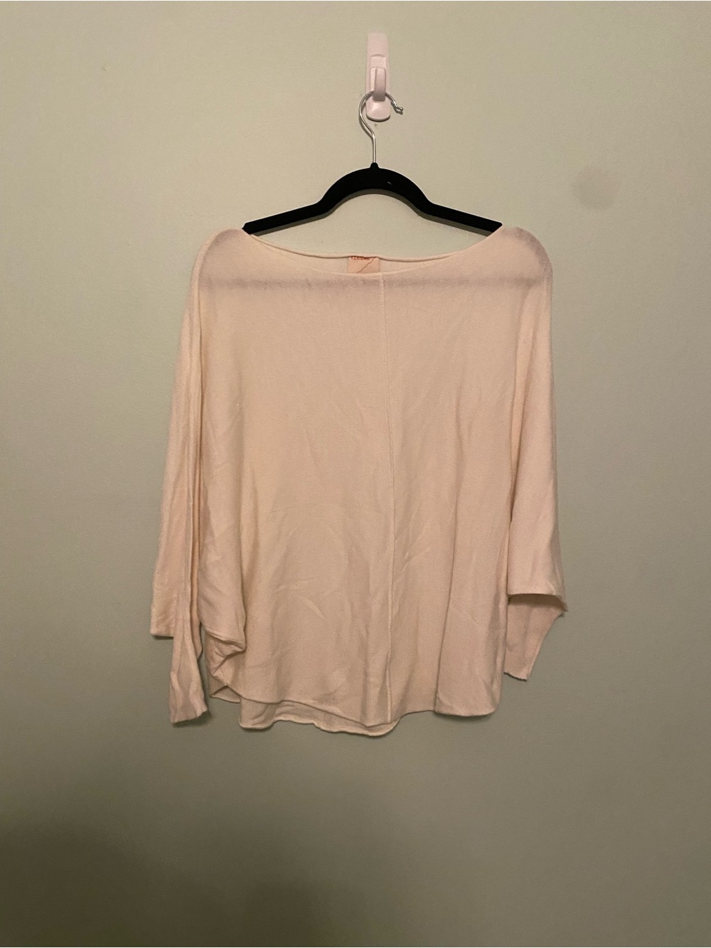 Kerisma Soft Boatneck Tunic Top in Pale Cream